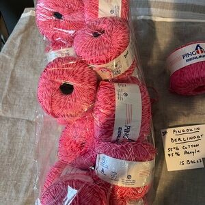 Pingouin Berlincot Pink Yarn (15 balls)